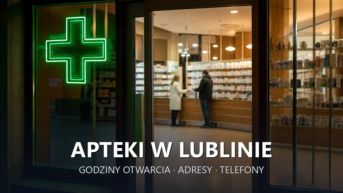 Apteki w Lublinie - godziny otwarcia i dyżury