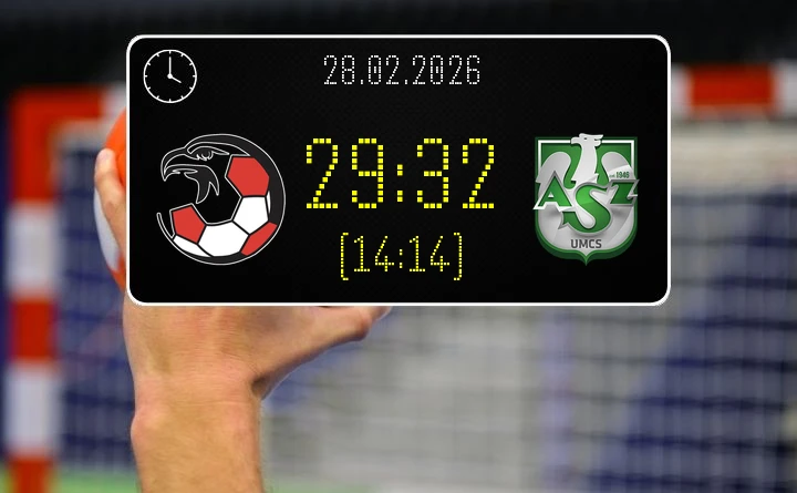 [PIŁKA RĘCZNA] Enea Orlęta Zwoleń – AZS UMCS Lublin 29:32 – I Liga Mężczyzn (Grupa C), kolejka 18