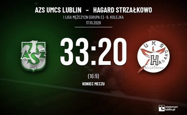[PIŁKA RĘCZNA] AZS UMCS Lublin – Hagard Strzałkowo 33:20. Wyraźne zwycięstwo w I Lidze Mężczyzn (Grupa C)