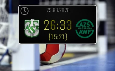[PIŁKA RĘCZNA] AZS UMCS Lublin – KS AZS AWF Warszawa 26:33 w I Lidze Mężczyzn (Grupa C) – goście skuteczniejsi w 21. kolejce