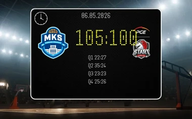 [KOSZYKÓWKA] MKS Dąbrowa Górnicza – PGE Start Lublin 105:100 w Orlen Basket Lidze