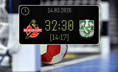[PIŁKA RĘCZNA] MKS Mazur Sierpc – AZS UMCS Lublin 32:30 – I Liga Mężczyzn (Grupa C), kolejka 20