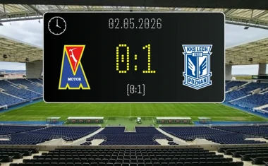 [PIŁKA NOŻNA] PKO BP Ekstraklasa – Motor Lublin – Lech Poznań 0:1. Lider skuteczniejszy w Lublinie