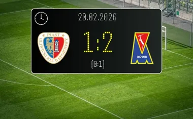 [PIŁKA NOŻNA] Piast Gliwice – Motor Lublin 1:2 – Sensacyjne trzy punkty Motoru w PKO BP Ekstraklasie