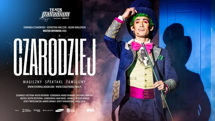 Obrazek przedstawia grafikę promocyjną wydarzenia Interaktywny spektakl iluzji dla rodzin w Lublinie
