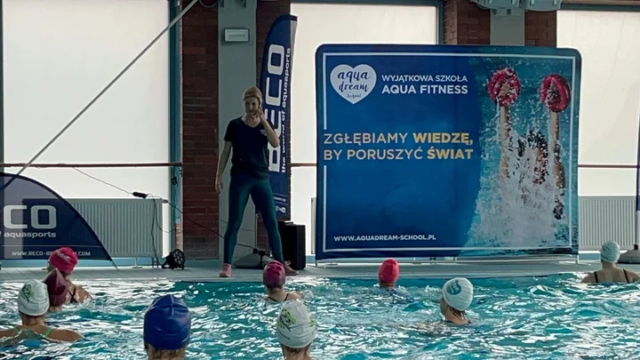 Grafika promocyjna wydarzenia INSTRUKTOR AQUA FITNESS - Lublin: kurs instruktorski dla początkujących