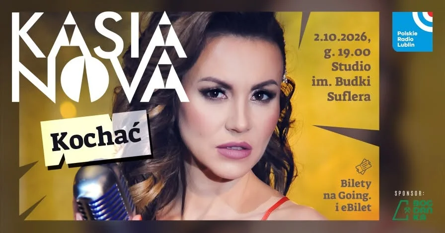 Grafika promocyjna wydarzenia Kasia Nova w Radiu Lublin – koncert