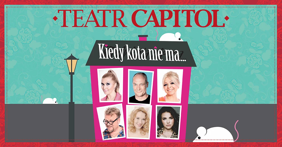Grafika promocyjna wydarzenia Kiedy kota nie ma... w Lublinie