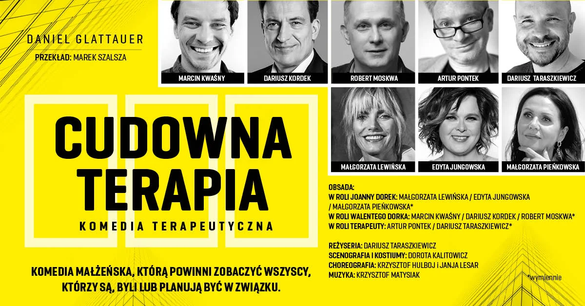 Grafika promocyjna wydarzenia Komedia o małżeńskich kryzysach w Lublinie