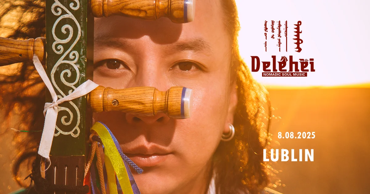 Grafika promocyjna wydarzenia Koncert muzyki mongolskiej w Fabryce Kultury Zgrzyt w Lublinie