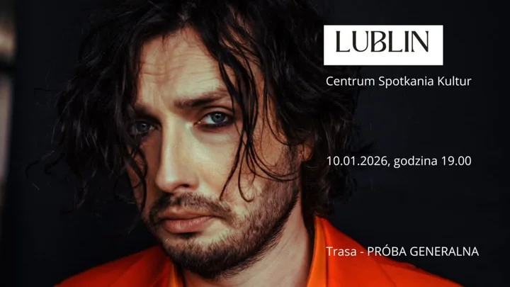 Grafika promocyjna wydarzenia Koncert Piotr Cugowski – Lublin: „Próba generalna” przed premierą płyty