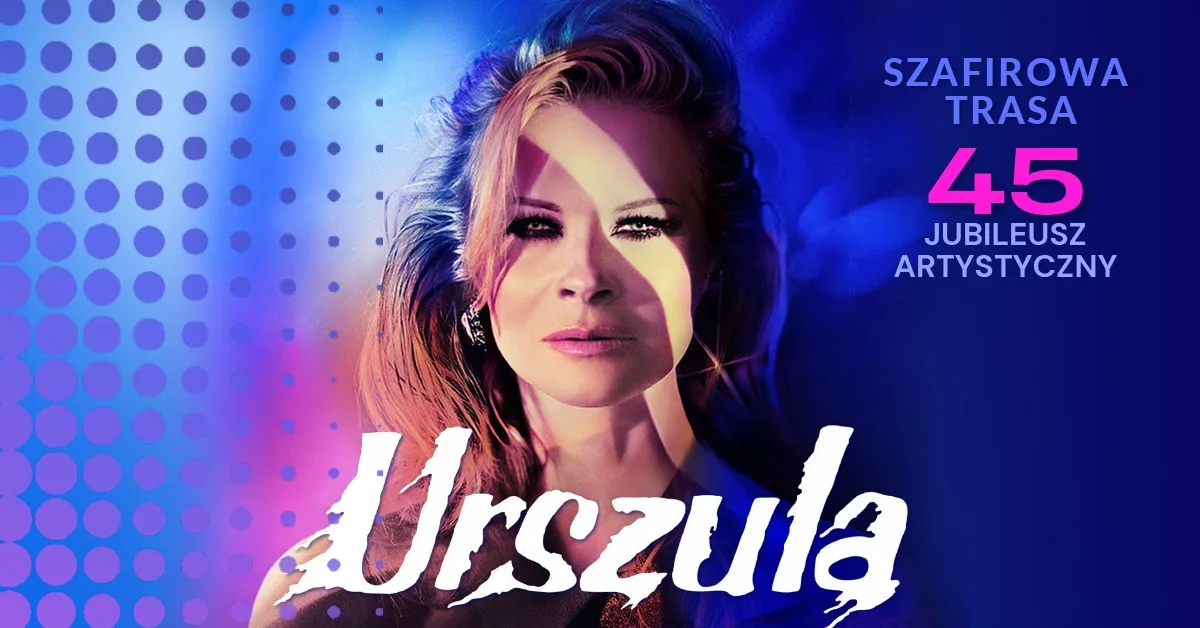 Grafika promocyjna wydarzenia Lublin I URSZULA – Szafirowa Trasa: jubileuszowy koncert