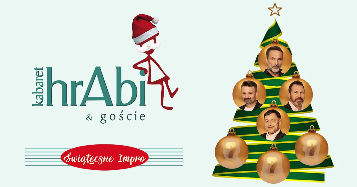 Grafika promocyjna wydarzenia Lublin: Kabaret hrAbi & Goście – Świąteczne Impro na żywo