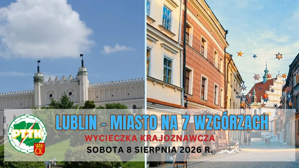 Grafika promocyjna wydarzenia LUBLIN – miasto na 7 wzgórzach + Browar Perła: wycieczka