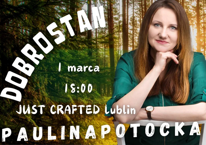 Grafika promocyjna wydarzenia Paulina Potocka: „Dobrostan” — stand-up w Lublinie