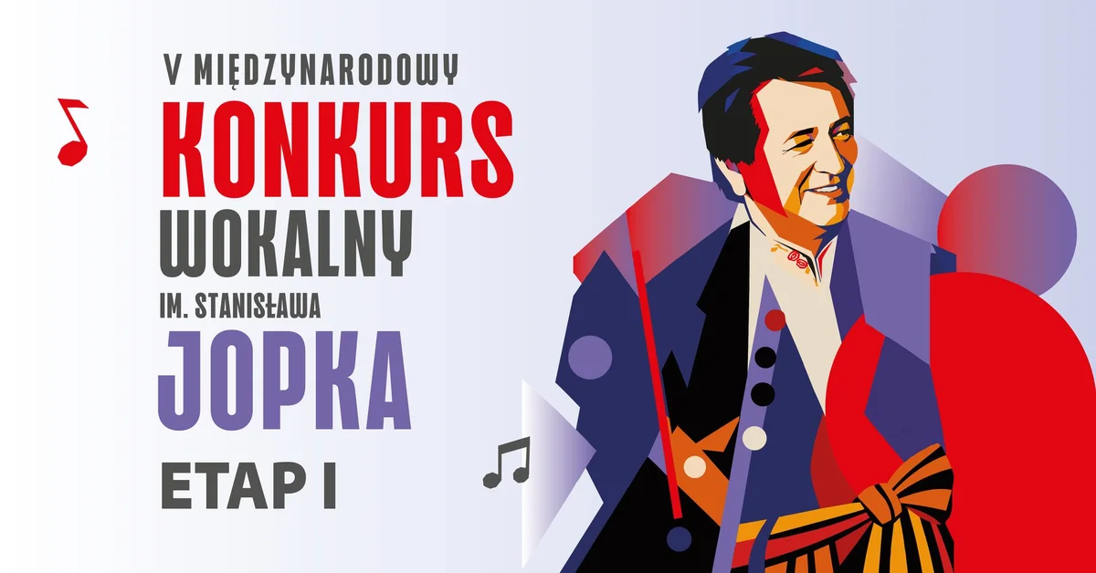 Grafika promocyjna wydarzenia Konkurs im. Stanisława Jopka: przesłuchania w Lublinie
