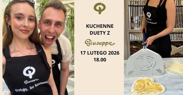 Grafika promocyjna wydarzenia LUBLIN Warsztaty Kuchenne duety — Tiramisu, Focaccia i Makaron