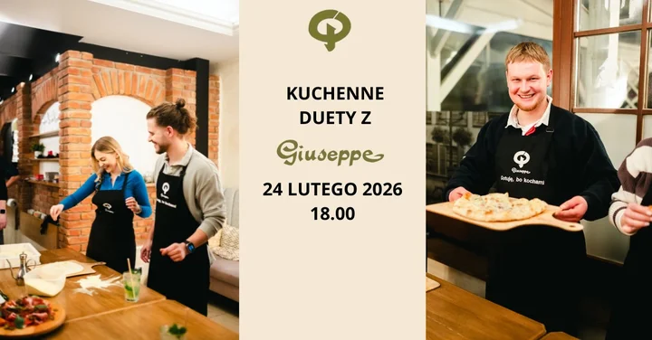 Grafika promocyjna wydarzenia LUBLIN: Warsztaty „Kuchzne duety” — tiramisu, focaccia i domowy makaron