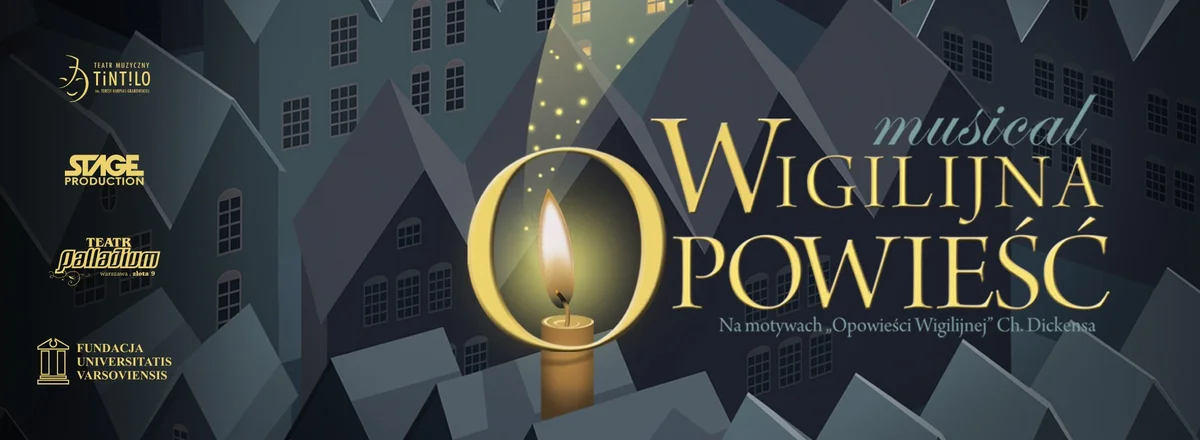 Grafika promocyjna wydarzenia Musicalowa adaptacja klasycznej opowieści bożonarodzeniowej w Lublinie