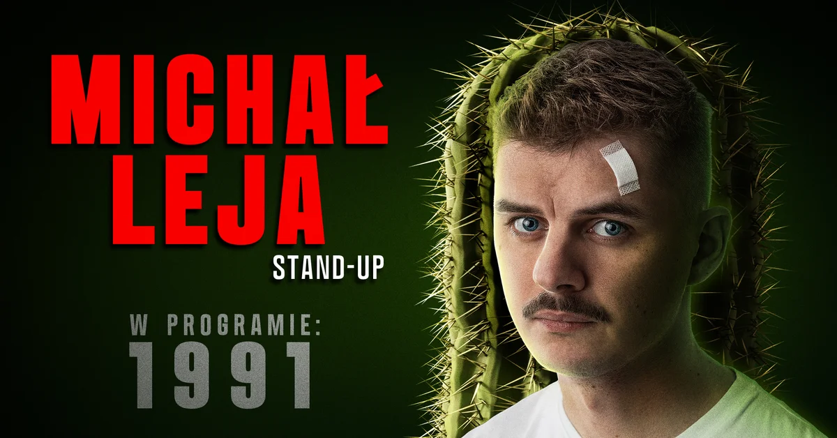 Grafika promocyjna wydarzenia Nowy program stand-up Michała Lei w Lublinie