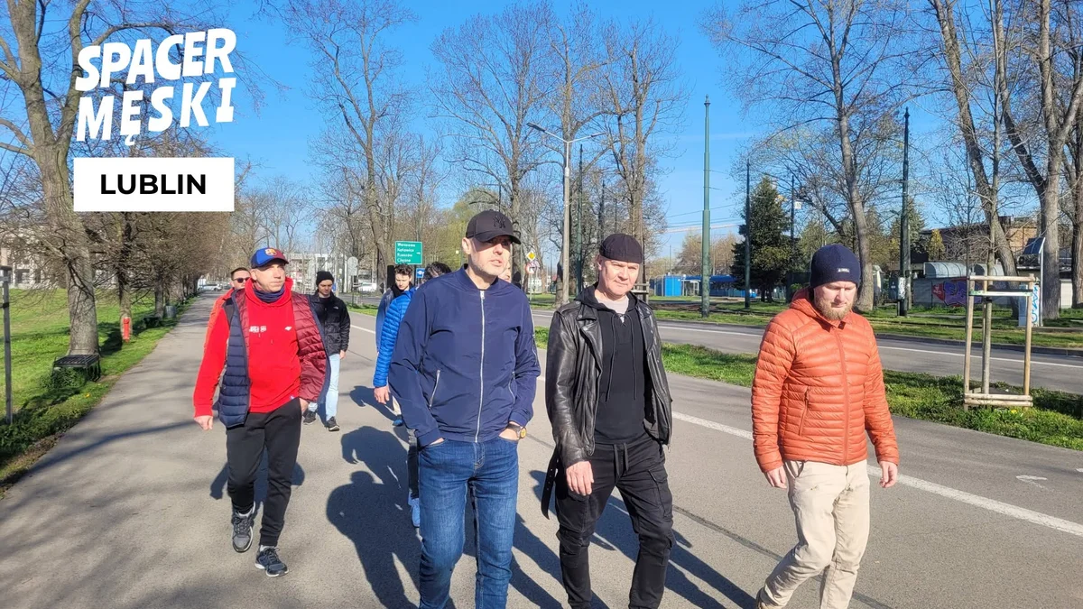 Grafika promocyjna wydarzenia Spacer Męski LUBLIN – wspólny spacer