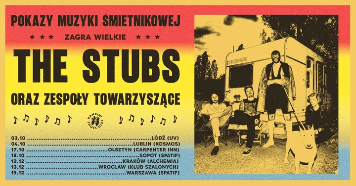 Obrazek przedstawia grafikę promocyjną wydarzenia Koncert THE STUBS w Lublinie — 4 października 2025