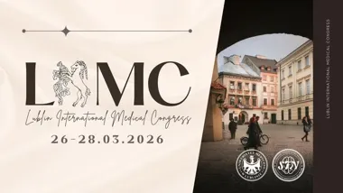 Grafika promocyjna wydarzenia 12. Lublin International Medical Congress — konferencja medyczna w Lublinie