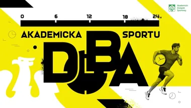 Grafika promocyjna wydarzenia Akademicka Doba Sportu – 24 godziny aktywności w Lublinie