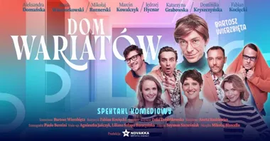 Grafika promocyjna wydarzenia Lublin: Dom wariatów — błyskotliwa farsa o sekretach zza drzwi