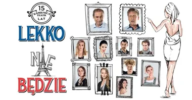 Grafika promocyjna wydarzenia Lekko nie będzie — komedia o miłości, która robi psikusa