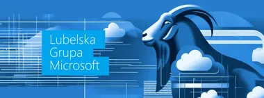 Grafika promocyjna wydarzenia Lublin.ms – spotkanie technologiczne