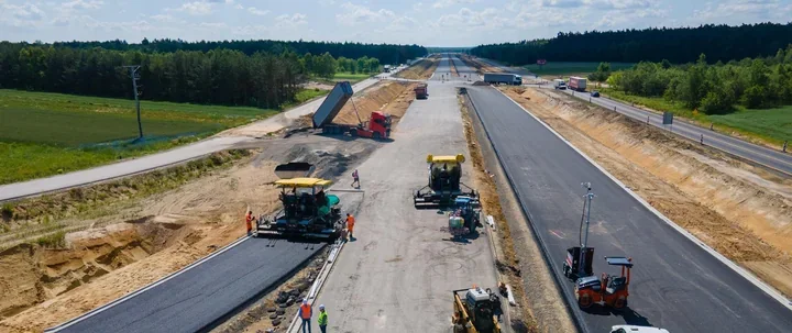 S19 pod Lublinem nabiera kształtów. Na trasie pracuje 500 osób