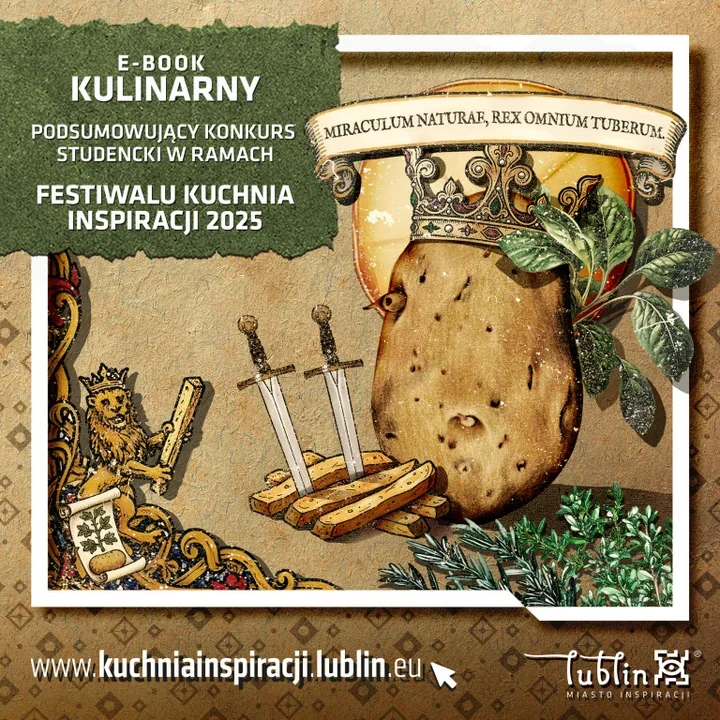 Studenci Uniwersytetu Przyrodniczego w Lublinie zmierzyli się z ziemniakiem - kuchenne pomysły i e-book