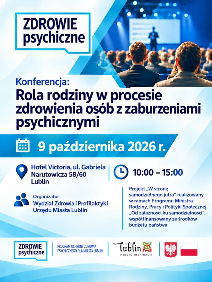 Rodzina ma być częścią leczenia. W Lublinie trwają zapisy na konferencję