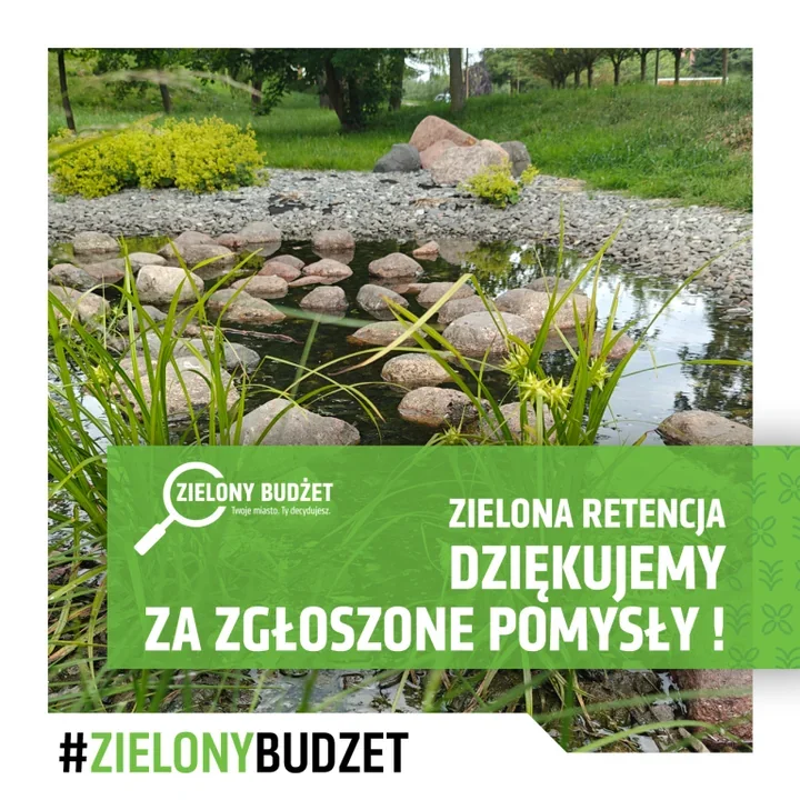 30 pomysłów na zatrzymywanie deszczu - Lublin wybiera projekty zielonej retencji