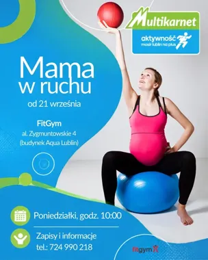 Łagodny ruch dla przyszłych mam. Zajęcia wracają do Aqua Lublin