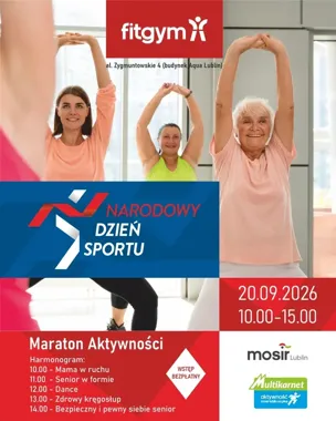 Bezpłatny maraton ruchu w Lublinie. Zajęcia dla każdego