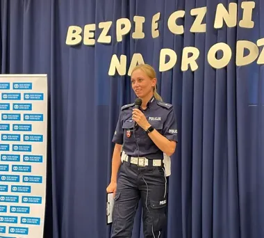 Quizy, boisko i odblaski. Policjanci uczyli bezpieczeństwa w Lublinie