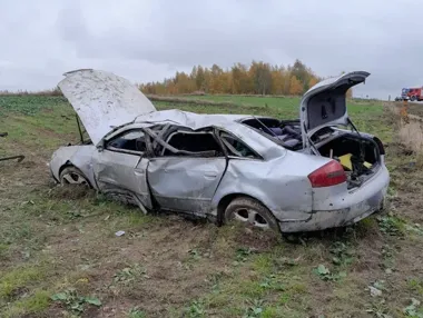 Dachowanie na drodze między Skrzynicami a Dominowem. Nie żyje 36-latek