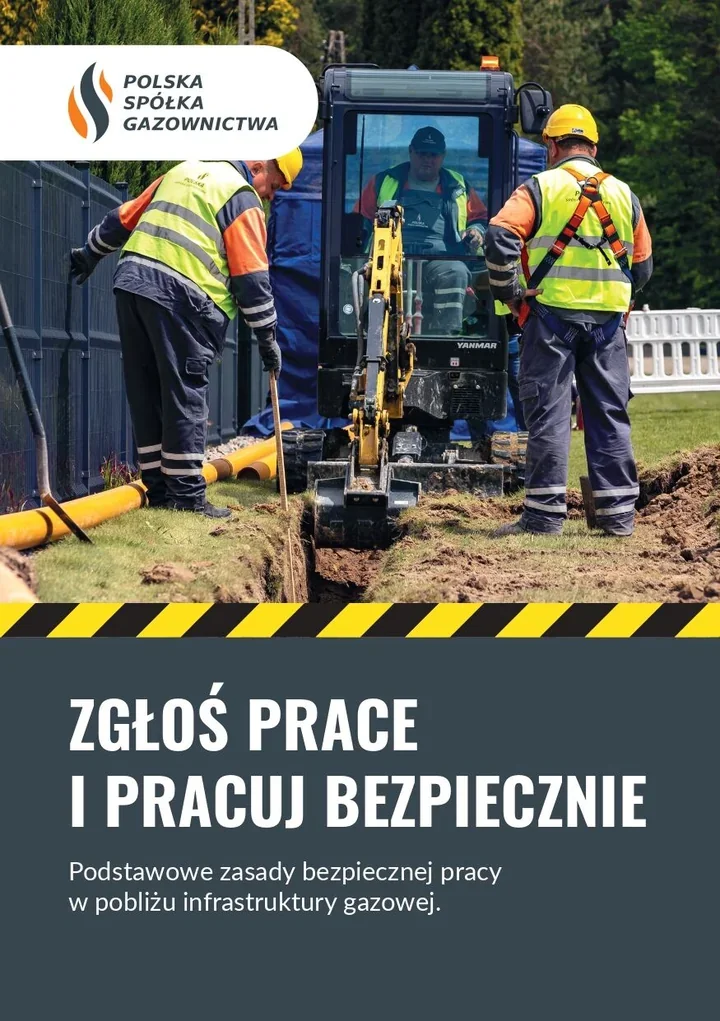 Roboty ziemne przy gazociągu wymagają zgłoszenia. Jeden błąd może zagrozić ludziom