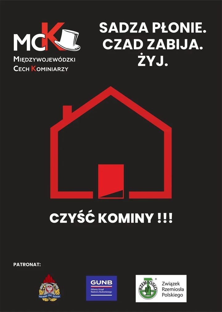 Sadza płonie, czad zabija. Kominiarze przypominają o bezpieczeństwie
