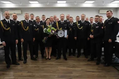 Awans komendanta PSP w Lublinie świętowano po opóźnieniu