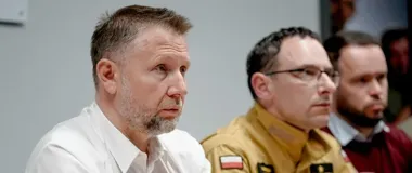 Pożar w powiecie biłgorajskim nie odpuszcza. Służby pracują bez przerwy